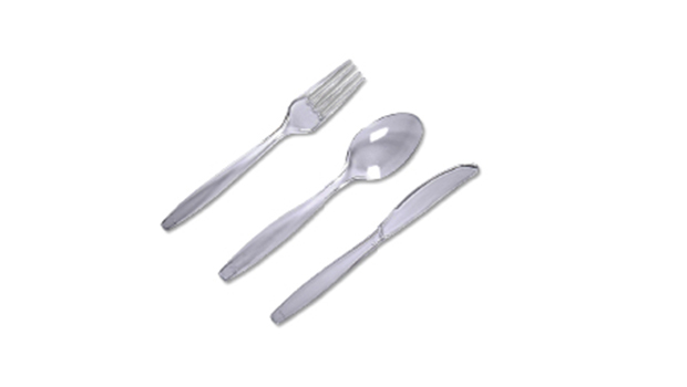 Clear Medium Duty cutlery