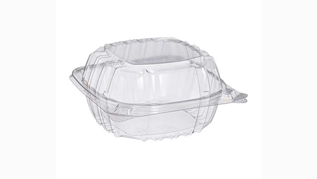 Clear Round Hinged Cake Containers
