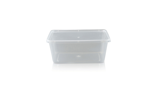 Rectangular Food Container + Lid (PS)